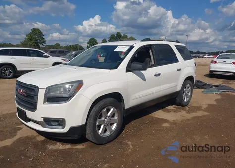 2014 GMC Acadia Sle-1 из США, поврежденный, VIN 1GKKRNED6EJ373816